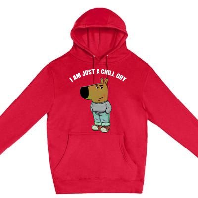 My New Character Is A Chill Guy I Am Just A Chill Guy Funny Premium Pullover Hoodie