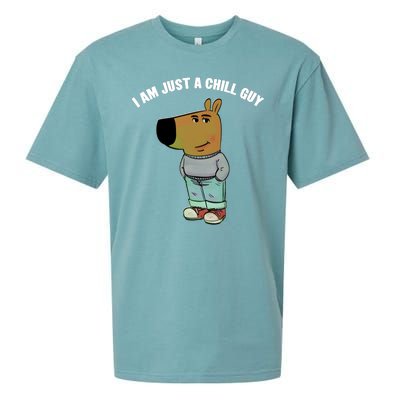 My New Character Is A Chill Guy I Am Just A Chill Guy Funny Sueded Cloud Jersey T-Shirt