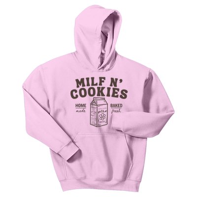 Milf N Cookies Stay At Home Milf Kids Hoodie