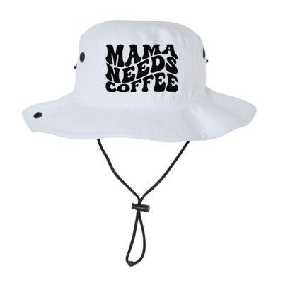 Mama Needs Coffee Funny Mom Life Retro Coffee Legacy Cool Fit Booney Bucket Hat