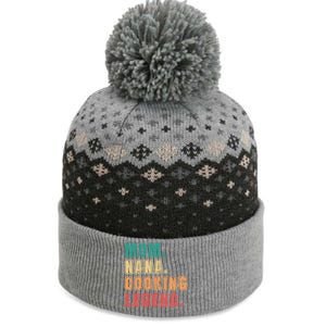 Mom Nana Cooking Legend Design Great Gift The Baniff Cuffed Pom Beanie