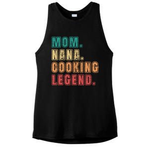 Mom Nana Cooking Legend Design Great Gift Ladies PosiCharge Tri-Blend Wicking Tank