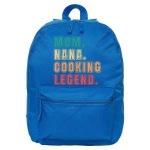 Mom Nana Cooking Legend Design Great Gift 16 in Basic Backpack