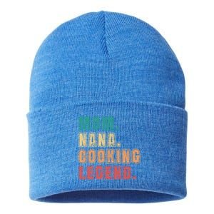 Mom Nana Cooking Legend Design Great Gift Sustainable Knit Beanie