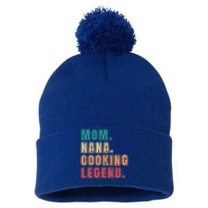 Mom Nana Cooking Legend Design Great Gift Pom Pom 12in Knit Beanie