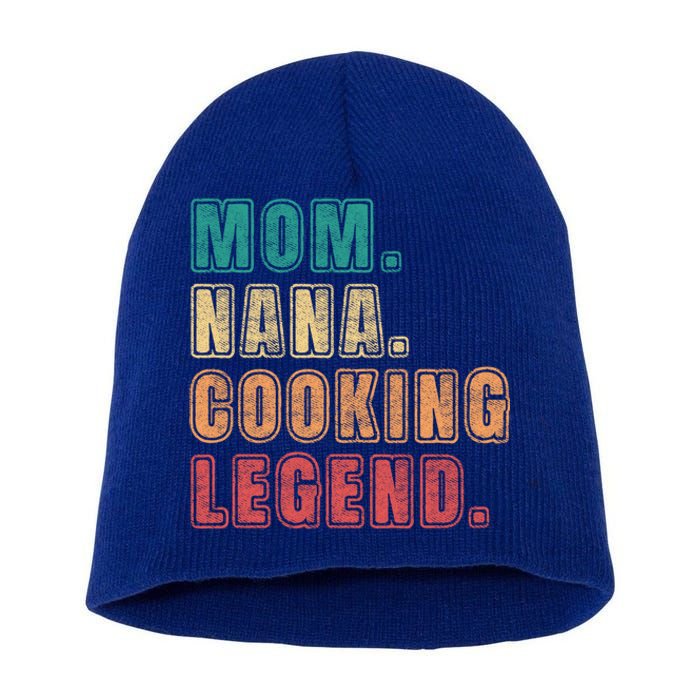 Mom Nana Cooking Legend Design Great Gift Short Acrylic Beanie