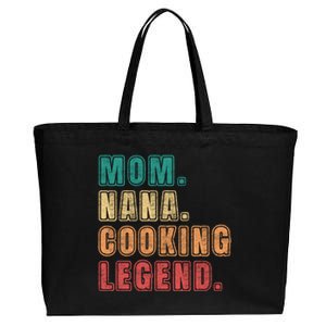 Mom Nana Cooking Legend Design Great Gift Cotton Canvas Jumbo Tote