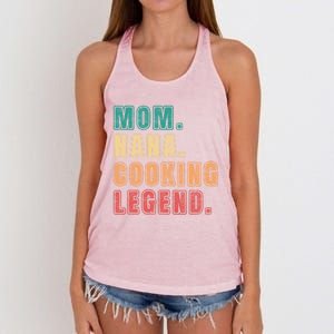 Mom Nana Cooking Legend Design Great Gift Women's Knotted Racerback Tank