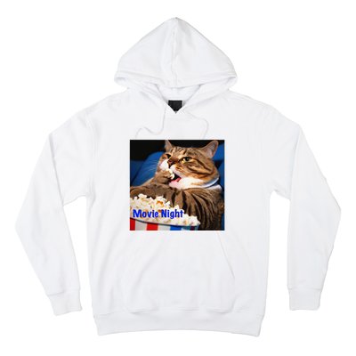 Movie Night Cat Hoodie