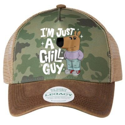 My New Character Is A Chill Guy Funny I Am Just A Chill Guy Legacy Tie Dye Trucker Hat