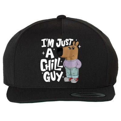 My New Character Is A Chill Guy Funny I Am Just A Chill Guy Wool Snapback Cap