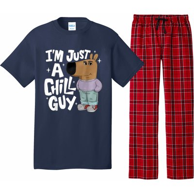 My New Character Is A Chill Guy Funny I Am Just A Chill Guy Pajama Set