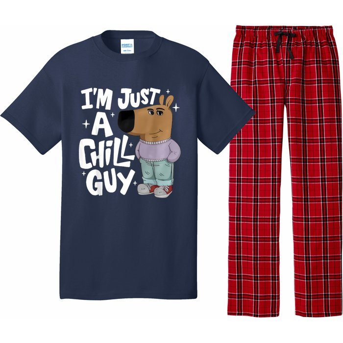 My New Character Is A Chill Guy Funny I Am Just A Chill Guy Pajama Set