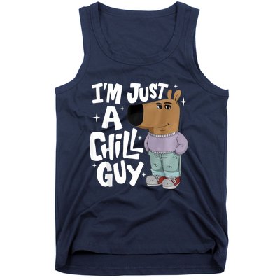 My New Character Is A Chill Guy Funny I Am Just A Chill Guy Tank Top