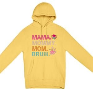 Mom Noun Definition Funny Mama Mothers Day Premium Pullover Hoodie