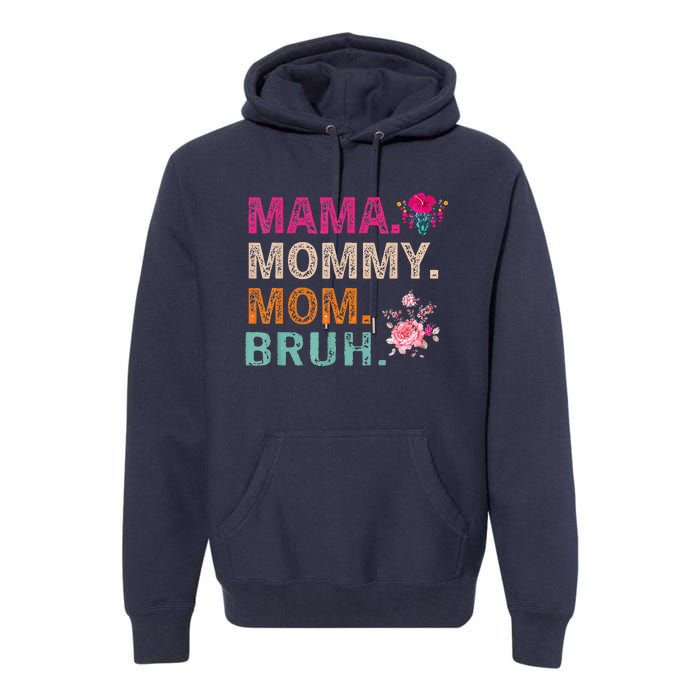 Mom Noun Definition Funny Mama Mothers Day Premium Hoodie