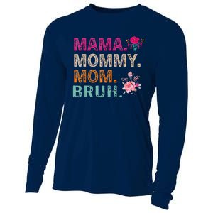 Mom Noun Definition Funny Mama Mothers Day Cooling Performance Long Sleeve Crew