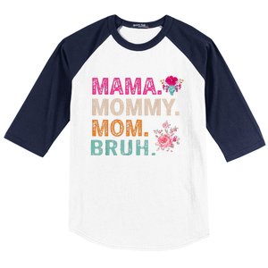 Mom Noun Definition Funny Mama Mothers Day Baseball Sleeve Shirt