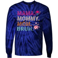 Mom Noun Definition Funny Mama Mothers Day Tie-Dye Long Sleeve Shirt