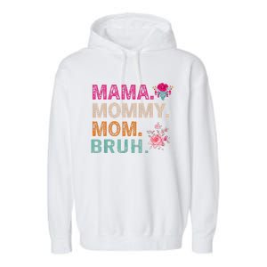 Mom Noun Definition Funny Mama Mothers Day Garment-Dyed Fleece Hoodie