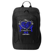 Motor Neurone Disease My Heart Belongs To A ALS Warrior ALS City Backpack