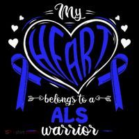 Motor Neurone Disease My Heart Belongs To A ALS Warrior ALS Flatbill Hat