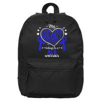 Motor Neurone Disease My Heart Belongs To A ALS Warrior ALS 16 in Basic Backpack