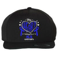 Motor Neurone Disease My Heart Belongs To A ALS Warrior ALS Wool Snapback Cap