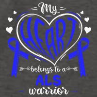 Motor Neurone Disease My Heart Belongs To A ALS Warrior ALS Vector Backpack