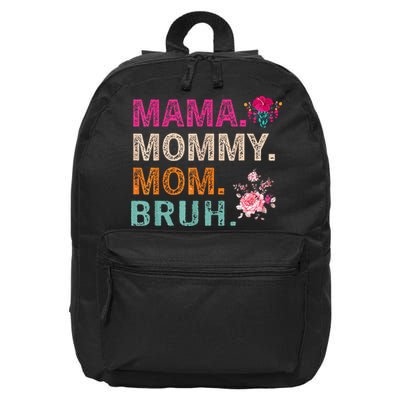 Mom Noun Definition Funny Mama Mothers Day 16 in Basic Backpack