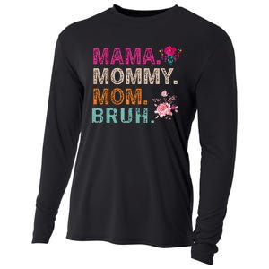 Mom Noun Definition Funny Mama Mothers Day Cooling Performance Long Sleeve Crew