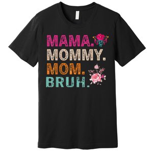 Mom Noun Definition Funny Mama Mothers Day Premium T-Shirt