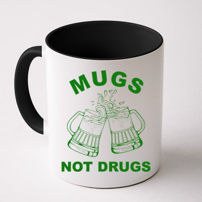 Mugs Not Drugs St Patrick's Day Funny Beer Mug