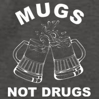 Mugs Not Drugs St Patrick's Day Funny Beer Vector Backpack