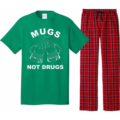 Mugs Not Drugs St Patrick's Day Funny Beer Pajama Set