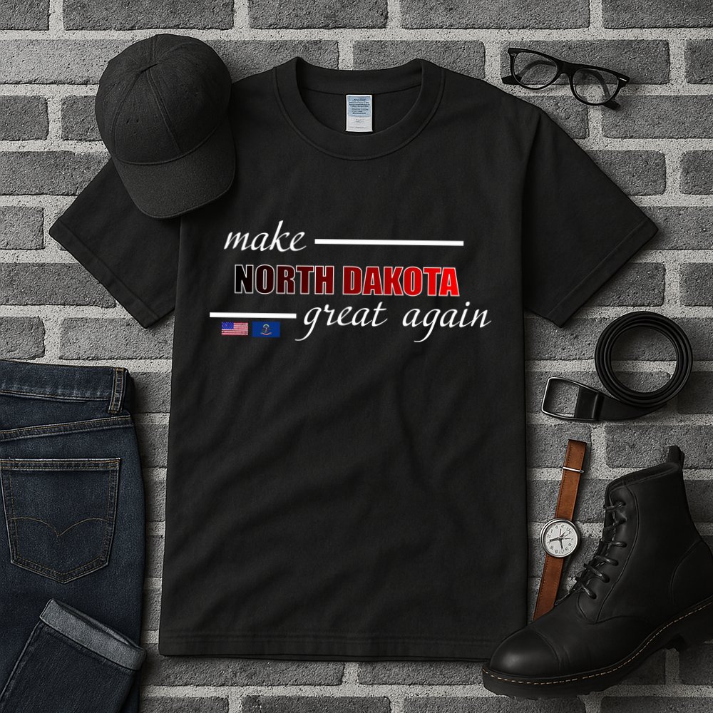 Make North Dakota Great Again Tall T-Shirt