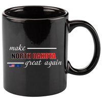 Make North Dakota Great Again 11oz C Handle Ceramic Mug