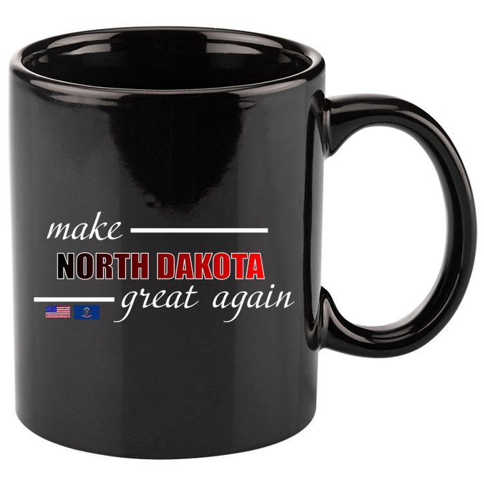 Make North Dakota Great Again 11oz C Handle Ceramic Mug
