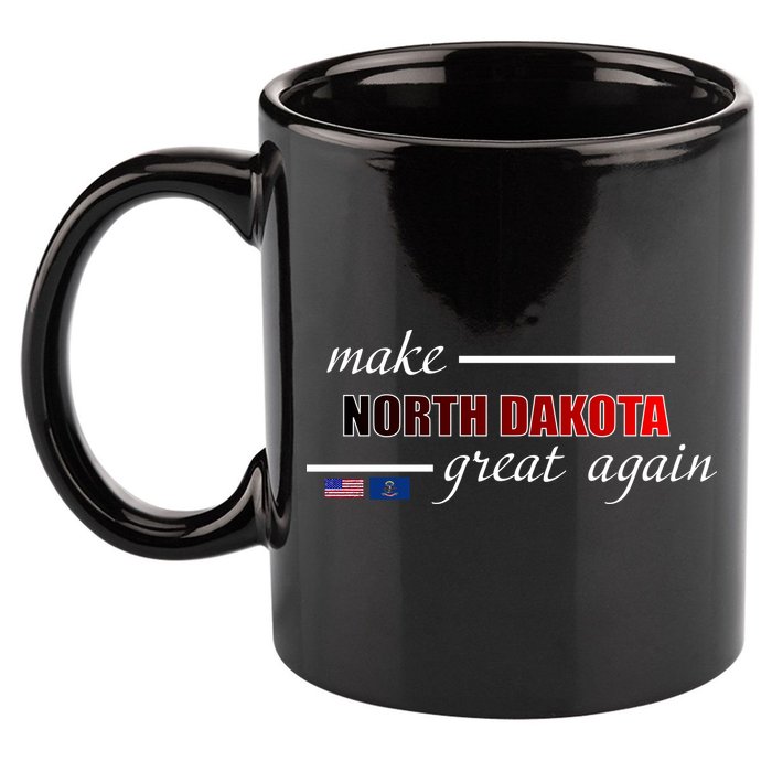 Make North Dakota Great Again 11oz C Handle Ceramic Mug
