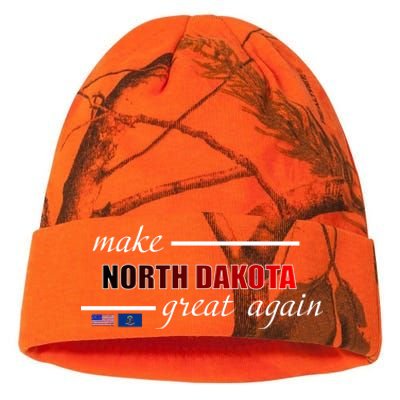 Make North Dakota Great Again Kati Licensed 12" Camo Beanie