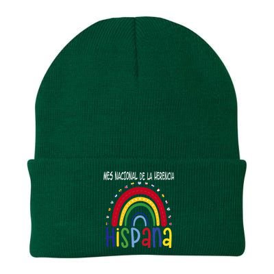 Mes Nacional De La Herencia Hispana Hispanic Heritage Month Knit Cap Winter Beanie