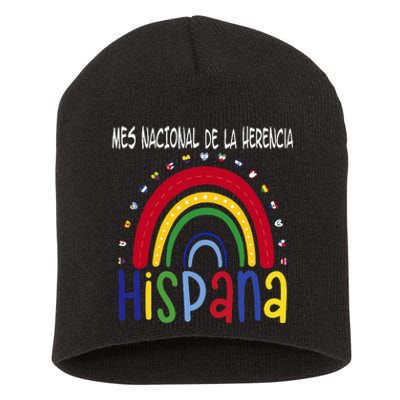 Mes Nacional De La Herencia Hispana Hispanic Heritage Month Short Acrylic Beanie