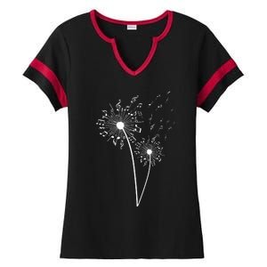 Music Note Design For Women Music Teacher Music Lover Ladies Halftime Notch Neck Tee