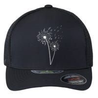 Music Note Design For Women Music Teacher Music Lover Flexfit Unipanel Trucker Cap