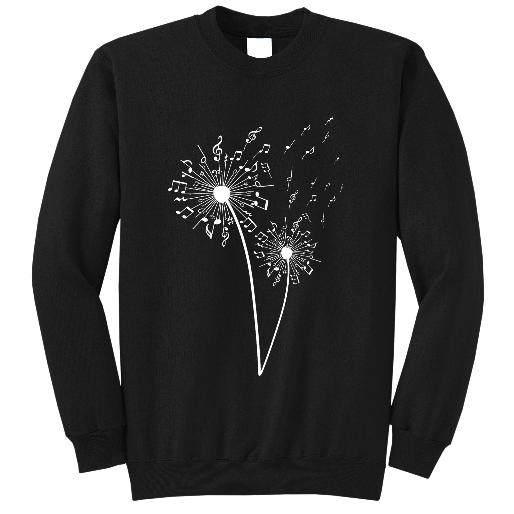 Music Note Design For Women Music Teacher Music Lover Sweatshirt