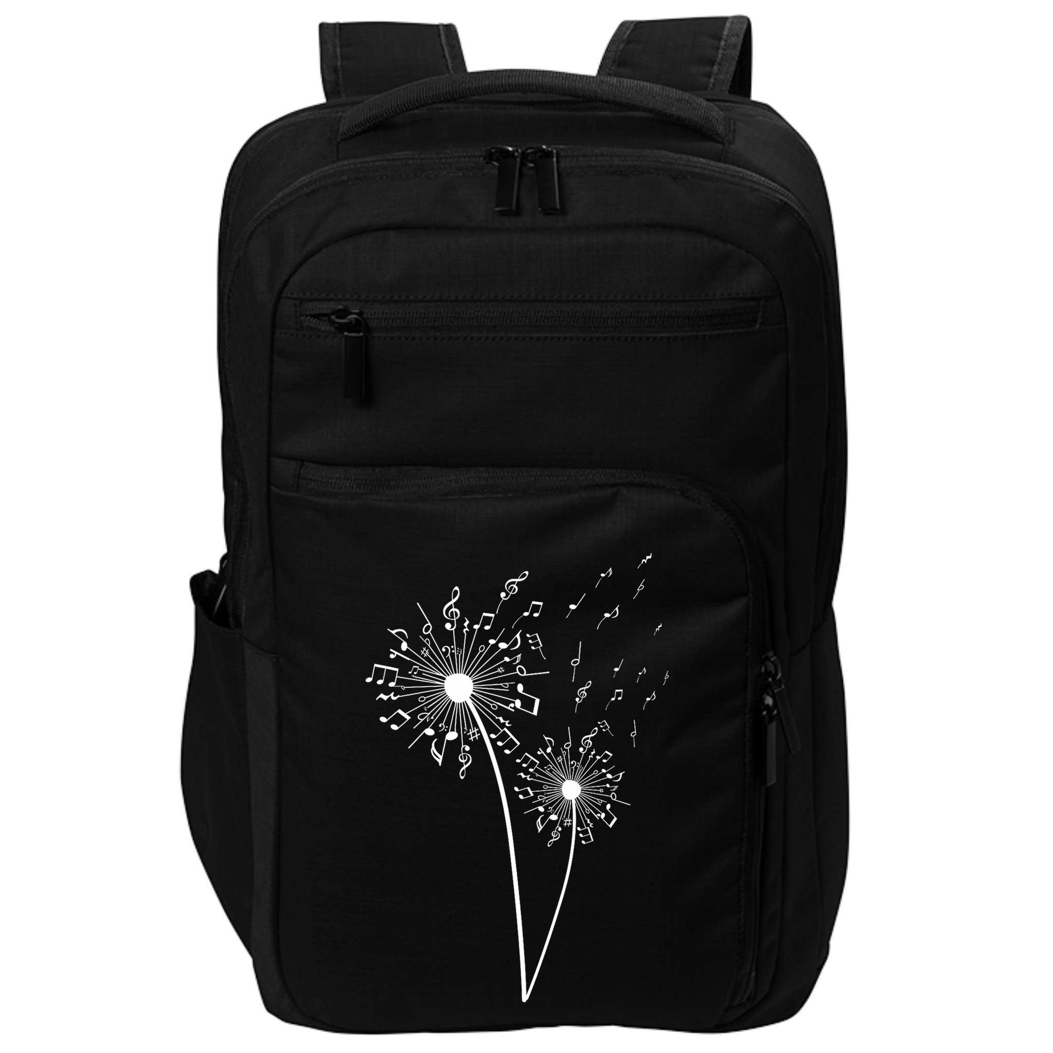 Music Note Design For Women Music Teacher Music Lover Impact Tech Backpack