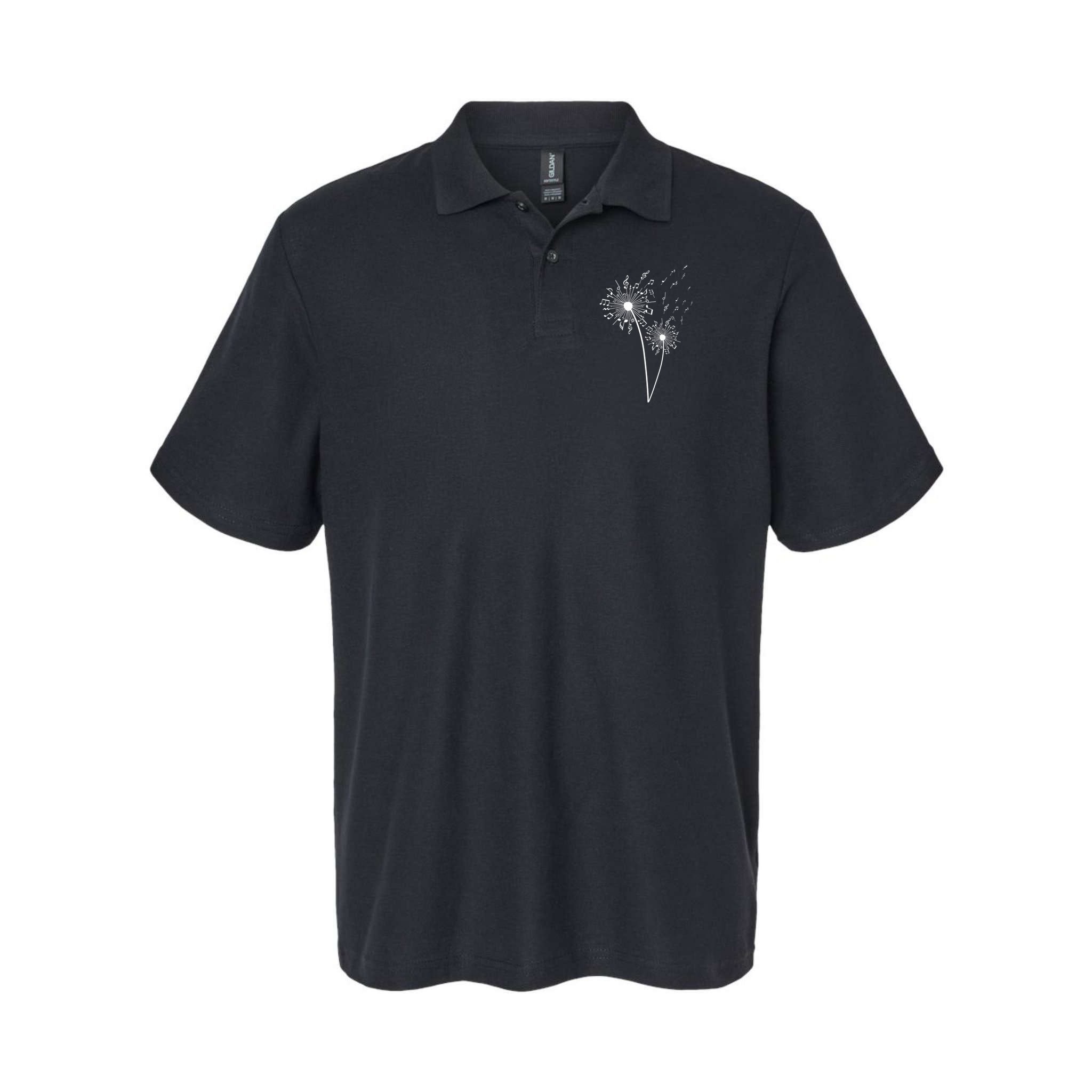 Music Note Design For Women Music Teacher Music Lover Polo