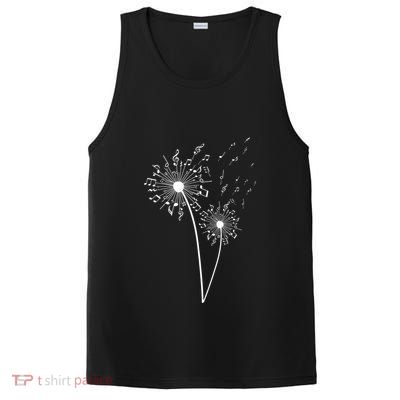 Music Note Design For Women Music Teacher Music Lover PosiCharge Competitor Tank