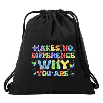 Makes No Different Who You Are Lgbt Pride Mickey Head Balloons Lgbt Pri Drawstring Bag