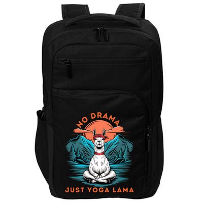 Meditation No Drama Just Yoga Lama Namaste Yoga Mom Namaste Gift Impact Tech Backpack